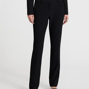 Express Editor Women's Black Mid-rise Bootcut Pants